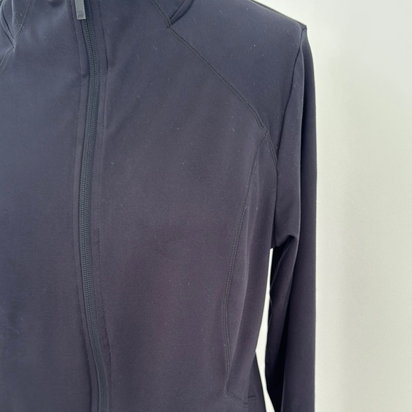 All in Motion Black Full-Zip Jacket Lightweight Casual - Picture 5 of 10